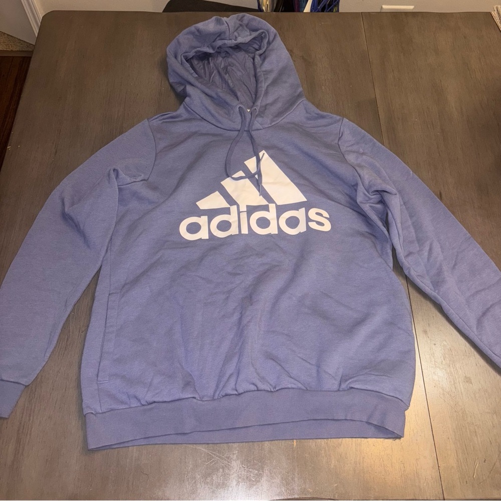 Adidas women’s Light Blue Hoodie 1X